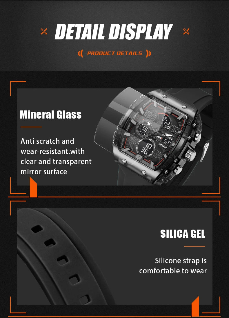 SMAEL 8109 Dual-Display Electronic Watch