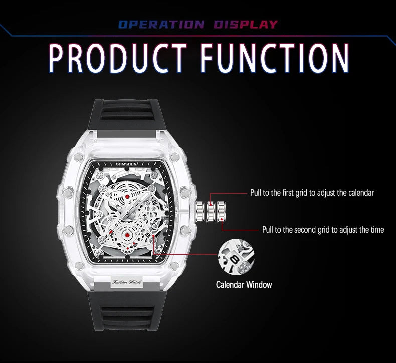UTHAI BK134 Fashionable Barrel-Shape Watch