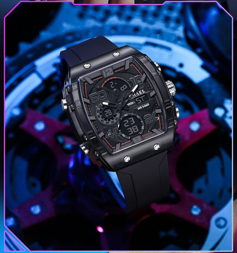 SMAEL 8109 Dual-Display Electronic Watch