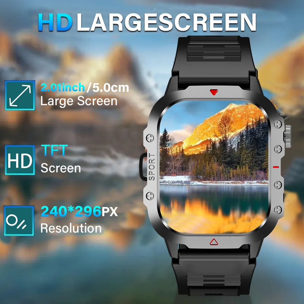 KESHUYOU Outdoor Sports Smart Watch Compact 2.01" HD Screen