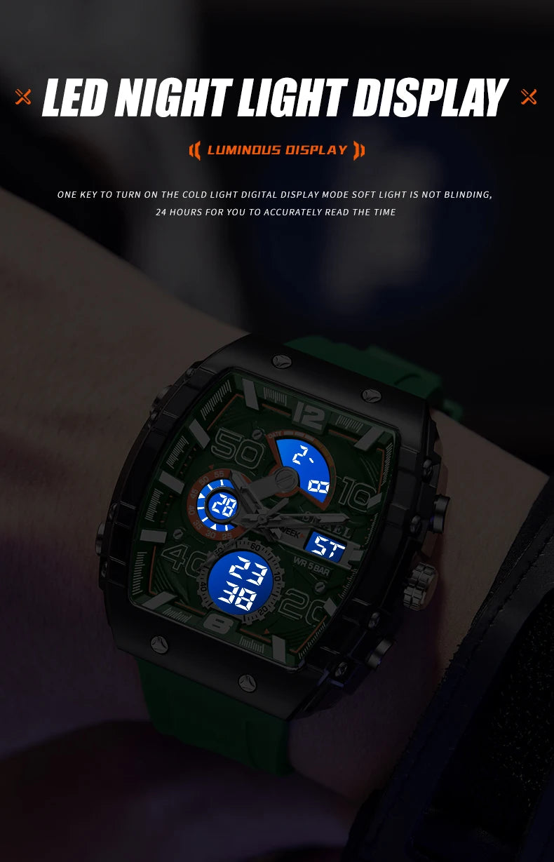 SMAEL 8109 Dual-Display Electronic Watch