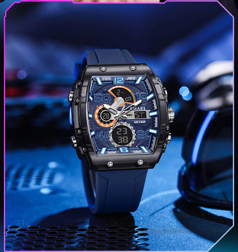 SMAEL 8109 Dual-Display Electronic Watch