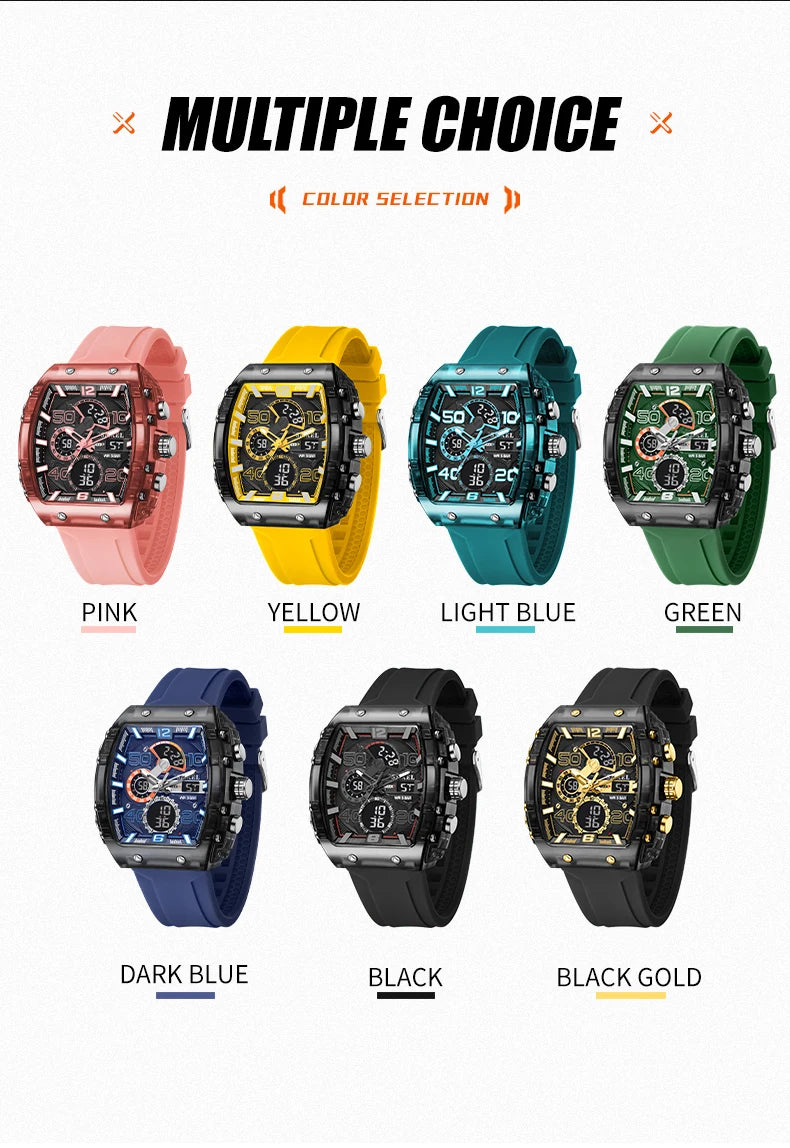 SMAEL 8109 Dual-Display Electronic Watch