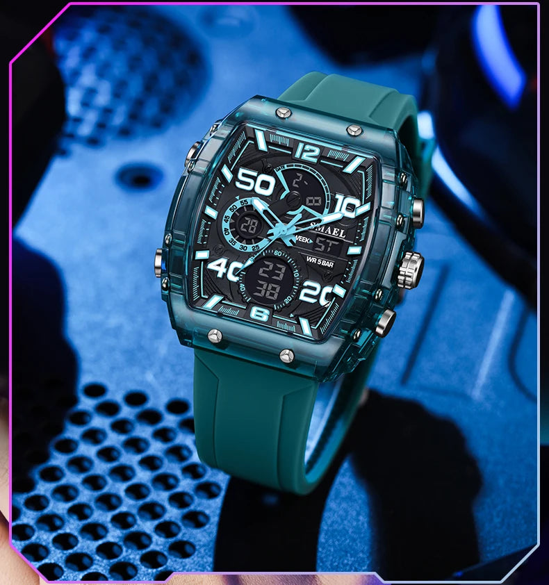 SMAEL 8109 Dual-Display Electronic Watch