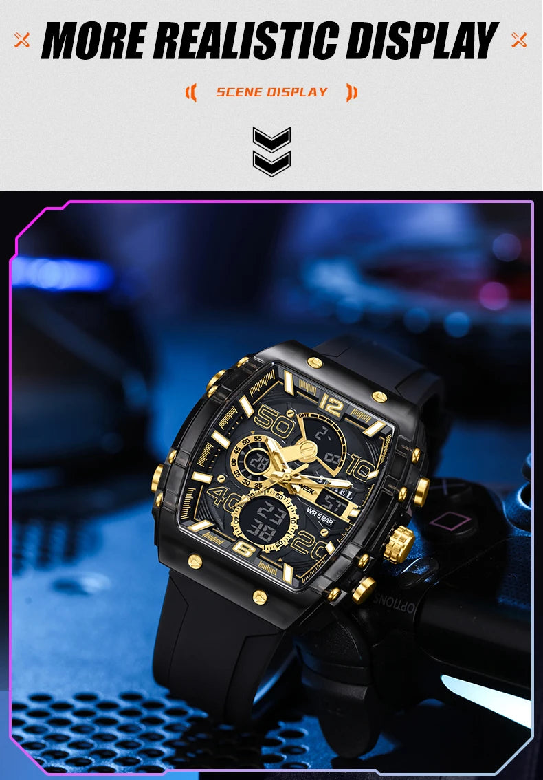SMAEL 8109 Dual-Display Electronic Watch