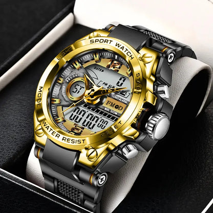Digital Men Steel Military LED Quartz Watch