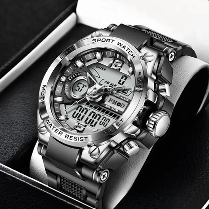 Digital Men Steel Military LED Quartz Watch